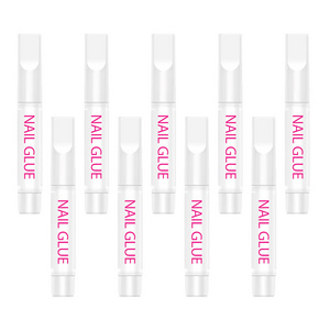 Fast Dry Long-lasting 2g Pink Mini Gel Tips Nail Glue Private Label on Long Nail Rhinestone OEM for Nails