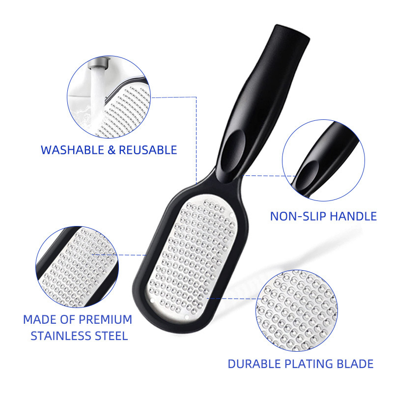 Professional Pedicure Foot Grinder To Remove Dead Skin Scraping Stable Quality Double Side Foot File