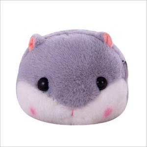 Low price wholesale cartoon cute creative hamster backpack plush one shoulder crossbody bag children's chain bag