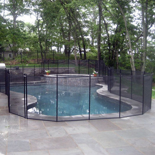 Vinyl Removable Retractable Fence for Swimming Pool Safety Baby Fence Outdoor