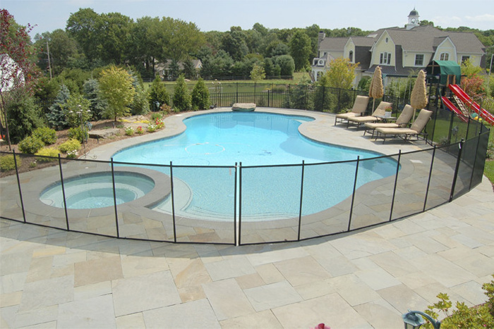 Vinyl Removable Retractable Fence for Swimming Pool Safety Baby Fence Outdoor