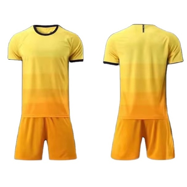 Custom new design quick dry mens team wear club football shirt soccer uniform sets soccer jersey with short sleeves