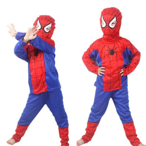 Red Spiderman Cosplay Costume for Children Clothing Sets Spider Man Suit