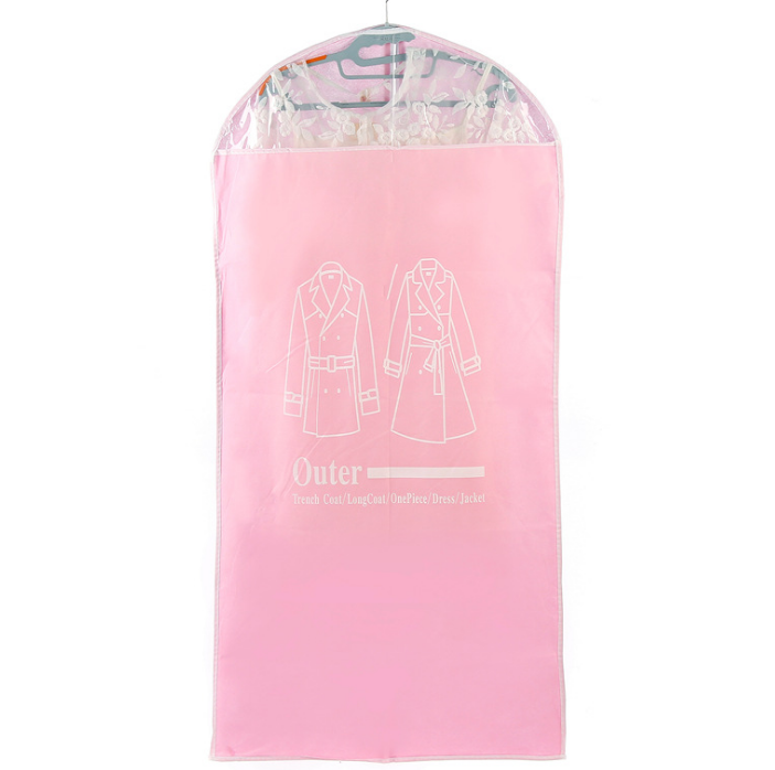 Customized logo reusable heavy duty breathable clothes cover nonwoven mens suit garment bags