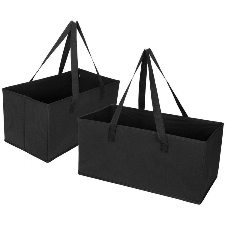 Reinforced Heavy Duty Extra Large Reusable Grocery Shopping Bags Storage Boxes Tote with Handles