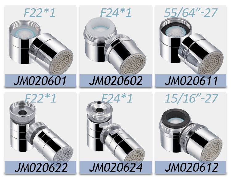 adjustable M24 double function water faucet aerator adapter