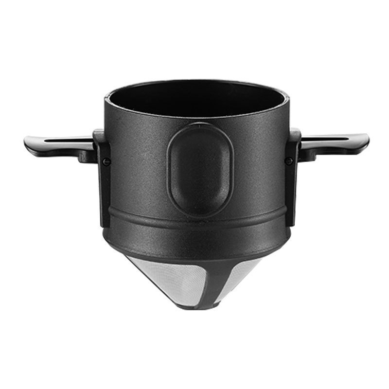 Reusable coffee filter cup folding hand-made coffee filter cup stainless steel coffee filter