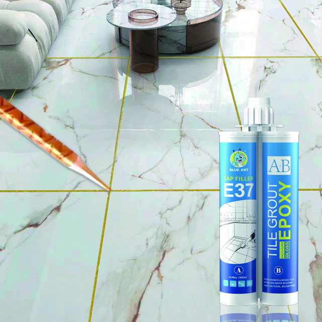 ZOCOO Waterproof Eco-Friendly 400ml Adhesives Sealant Glitter Tile Gap Filler caulking Ceramic Seam Sealer Epoxy Tile Grout