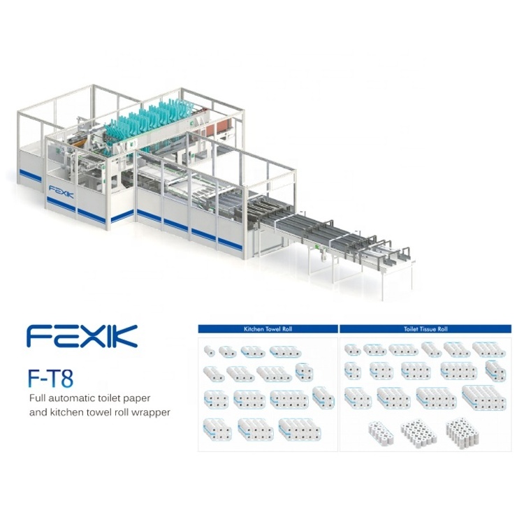 F-T8 toilet paper wrapping machine