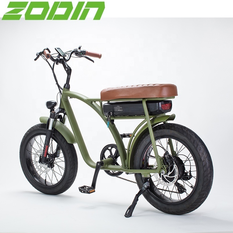 Bicycle chopper electric bike chopper 500W 48v 12AH fat tyre beach cruiser electric bike 2 person electric bicycle