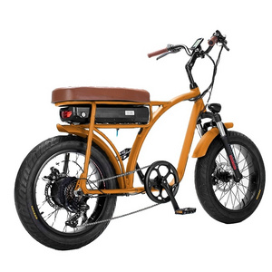 Chopper bike beach cruiser  full suspension green bike fat tires electric bike