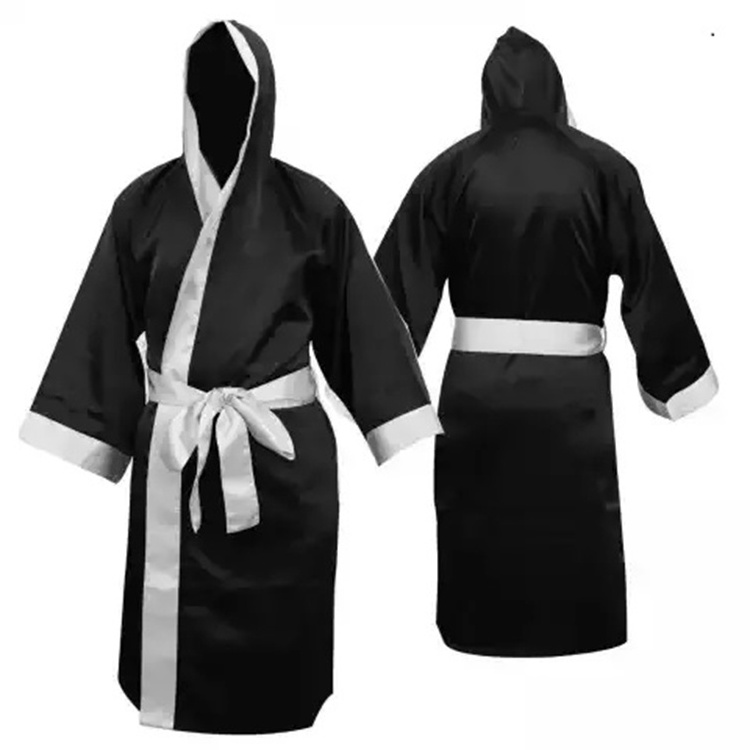 High Quality red Boxing Robe with Adults Boxing robe set with custom logo |Boxing robe For Sale