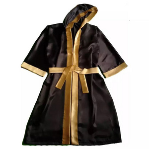 2024 New Design Boxing Equipment Hot Sale with Satin Boxing Robe in Factory Price for Adults boxing robes