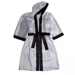 Hot Selling Boxing Gown with Hood Custom Made High Quality Material for Boxing Robes  for Men