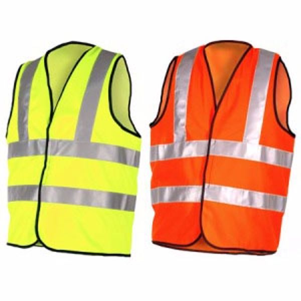 Reflective High Visibility Safety Vest for Men Women with Pockets Zipper Front Meets Roadway Vest