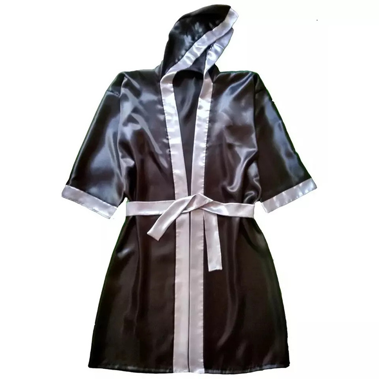 Boxing Pro Full Length Boxing Robe | Full Length Boxing Robe with Hood Cheap Price Boxing Robe Custom Requested Designs