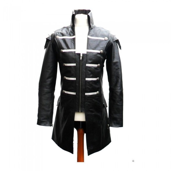 New Collection Goth Steampunk Jacket Gothic Leather Coat