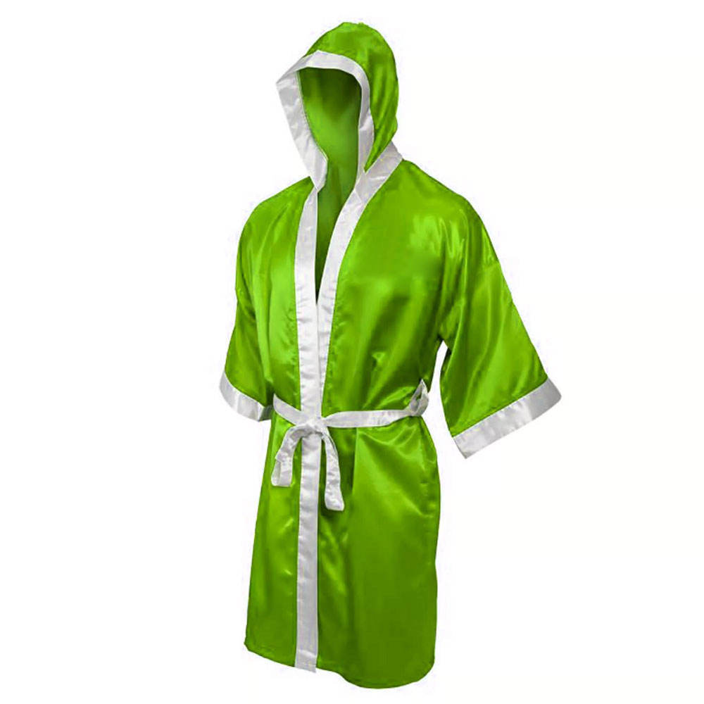 MMA  boxing Robes Stock Full Length Satin Walkout Robe Latest Design High Quality Comfortable Boxing Robe