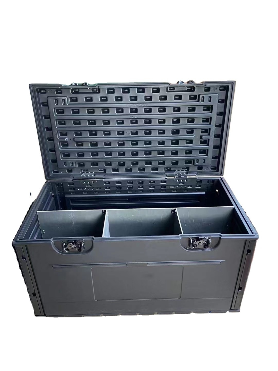 Digital Signage and Displays plastic flight case 5pcs in one case with wheels