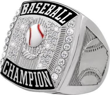 CUSTOM BASEBALL/SOFTBALL BLACK CHAMPIONSHIP RINGS FOR MEN