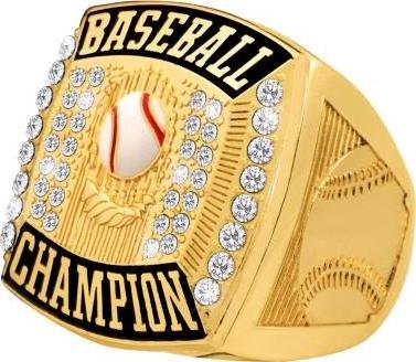 CUSTOM BASEBALL/SOFTBALL BLACK CHAMPIONSHIP RINGS FOR MEN