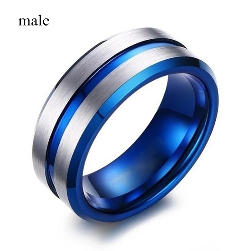 mens tungsten carbide rings women heart cz diamond rings valentine's day jewelry couple wedding rings set