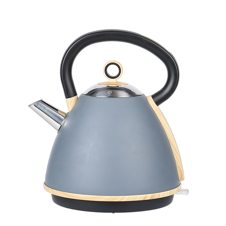 Wholesales British Style  1.7L 304 Stainless Steel Electric  Water Kettle For Restaurant Hotel and Household Appliance