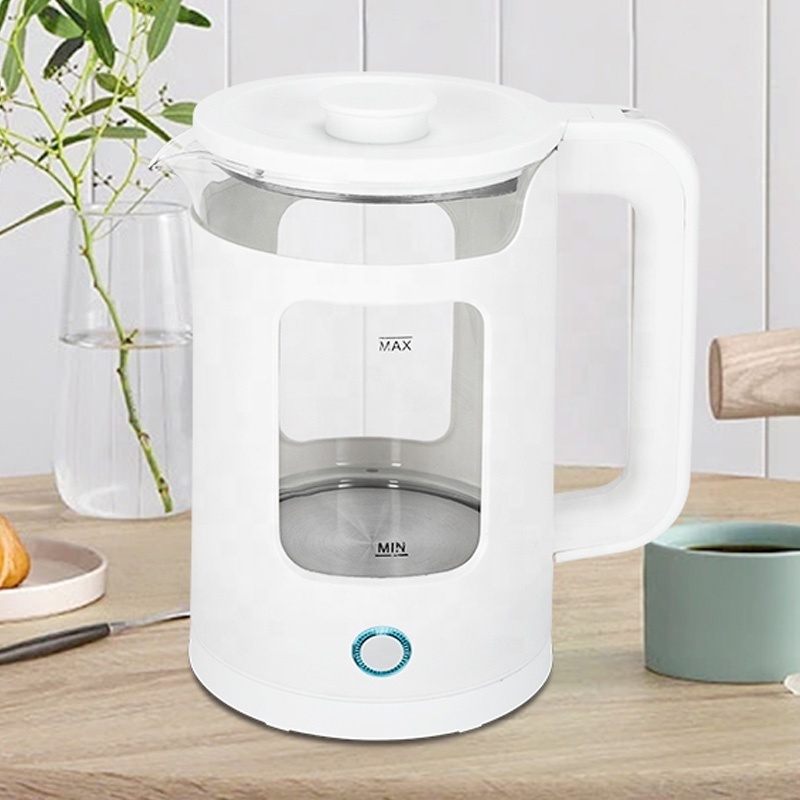 Electric Tea Kettle Glass 1.8L Smart Kitchen Appliances High Borosilicate Glass Kettle