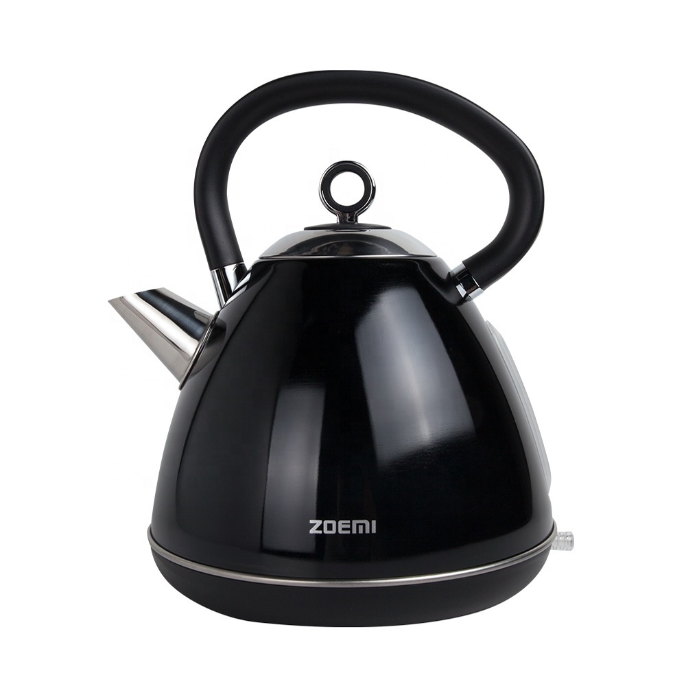 wholesale hotel electric kettle ceramic electric kettle tray set kitchen electric appliances 1.7L boiling kettle