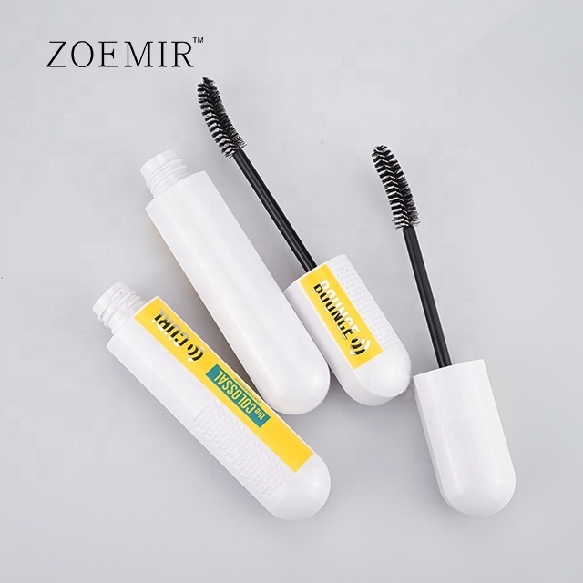 White yellow mascara with lash growth serum round large eye brow mascara gel your own brand custom