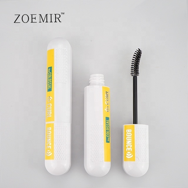 White yellow mascara with lash growth serum round large eye brow mascara gel your own brand custom