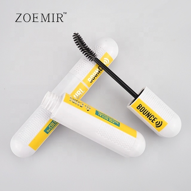 White yellow mascara with lash growth serum round large eye brow mascara gel your own brand custom