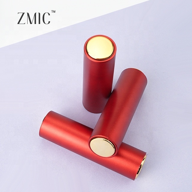 OEM Customized New Push Up Plastic Lipstick Tubes 5g Luxury Lipstick Case Round Chapstick Container 12.1mm