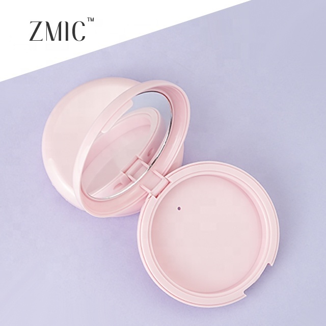 Compact powder box custom color makeup powder box with mirror private label powder compact case