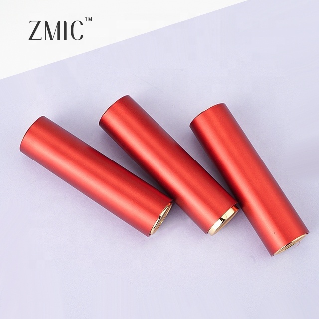 OEM Customized New Push Up Plastic Lipstick Tubes 5g Luxury Lipstick Case Round Chapstick Container 12.1mm