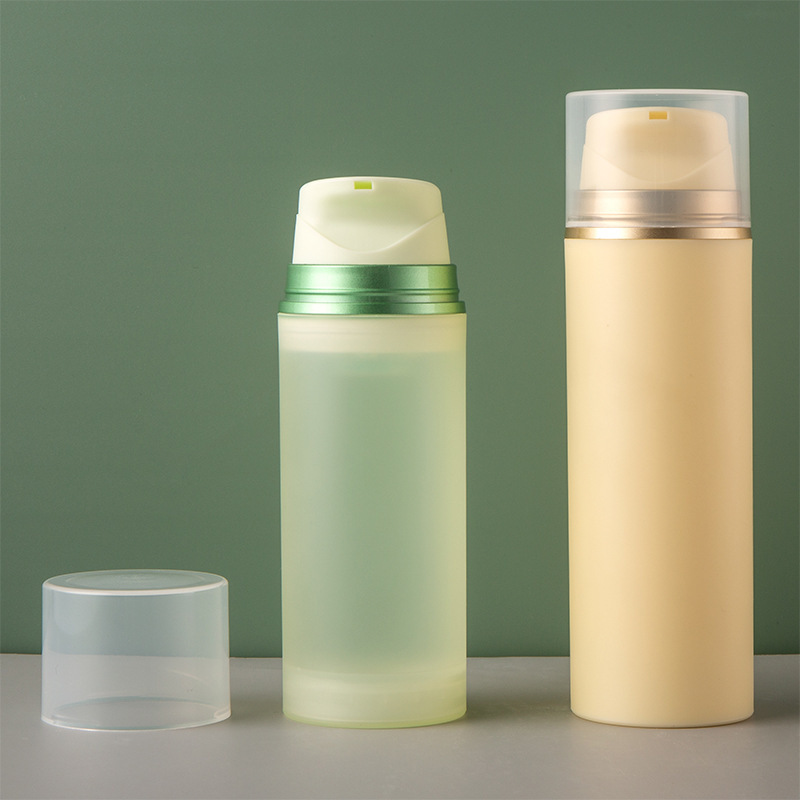 15ml 30ml 50 ml 100ml 150ml 200ml PP AS Matt Frosted Foundation white airless pump bottles for Cosmetic Packaging