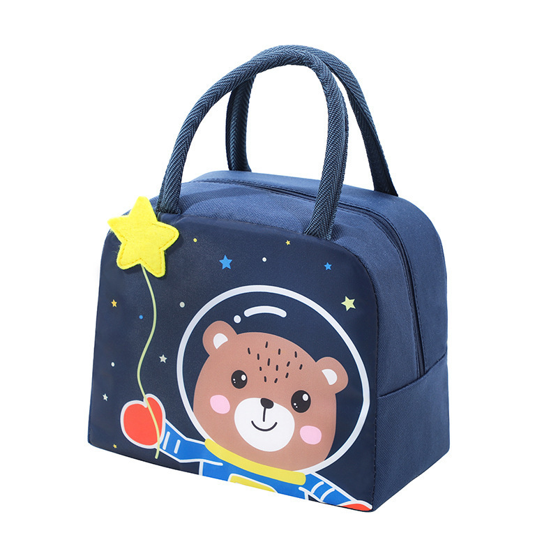 Large Kids Insulated Lunch Bag Picnic Kids Insulated Lunch Bag Cartoon Stylish Ziplock Cooler bag