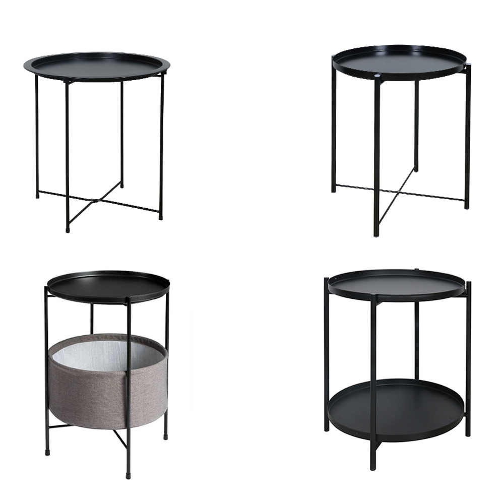 Hot-selling Multiple Styles Round Sofa Coffee Table Luxury Home Furniture End Table Good Quality Side Table Modern