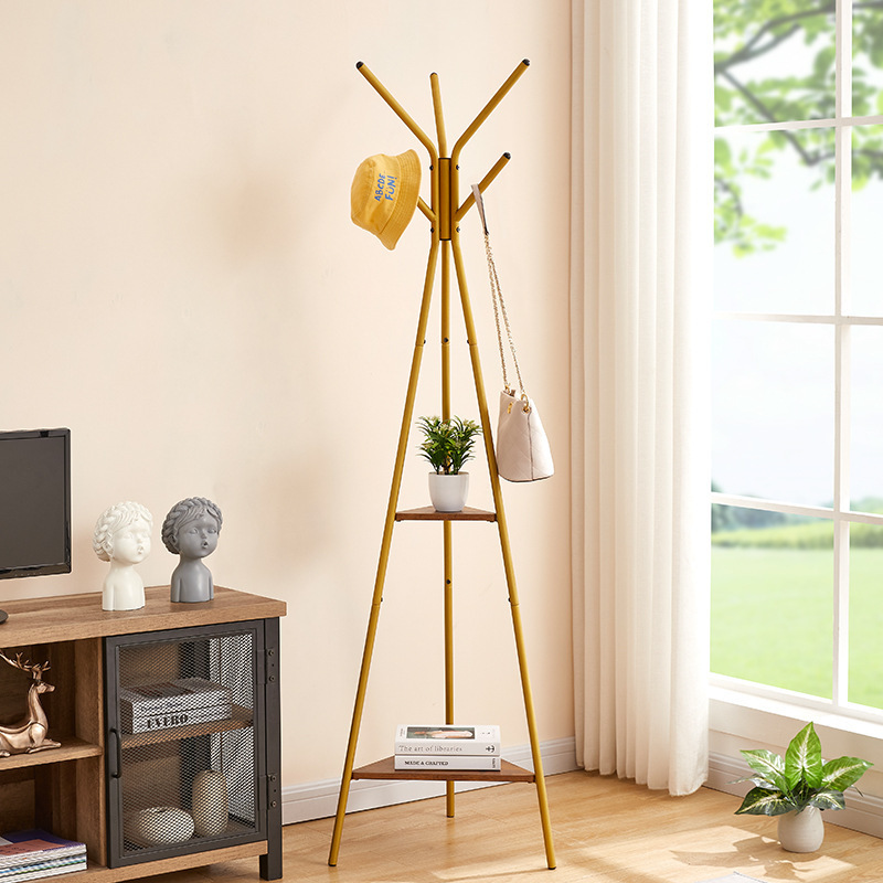 New Design Creative Minimalist Hall Tree Clothes Hanger Metal Freestanding Coat Rack Stand