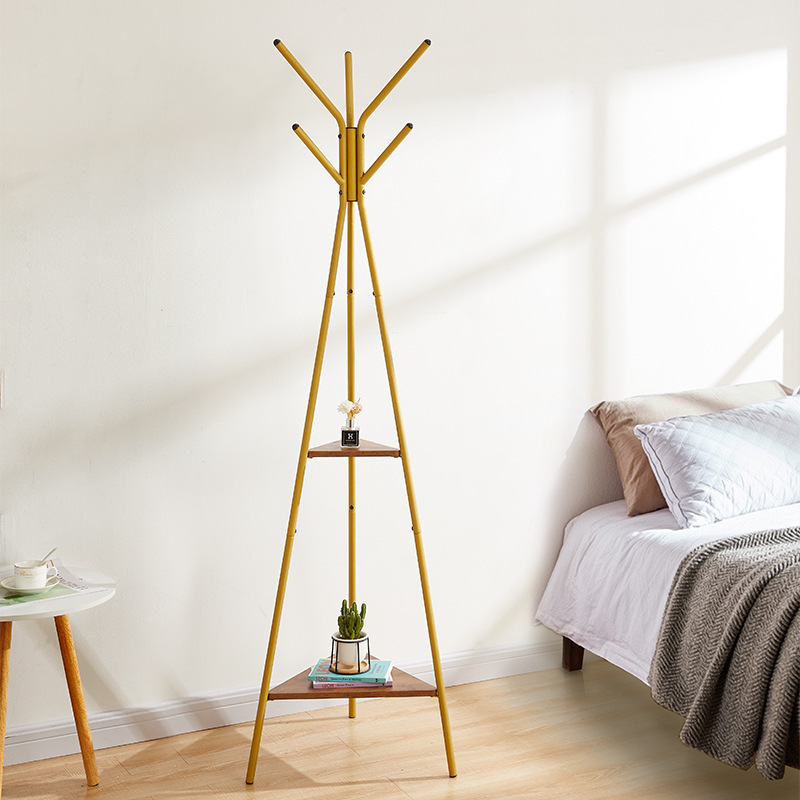 New Design Creative Minimalist Hall Tree Clothes Hanger Metal Freestanding Coat Rack Stand