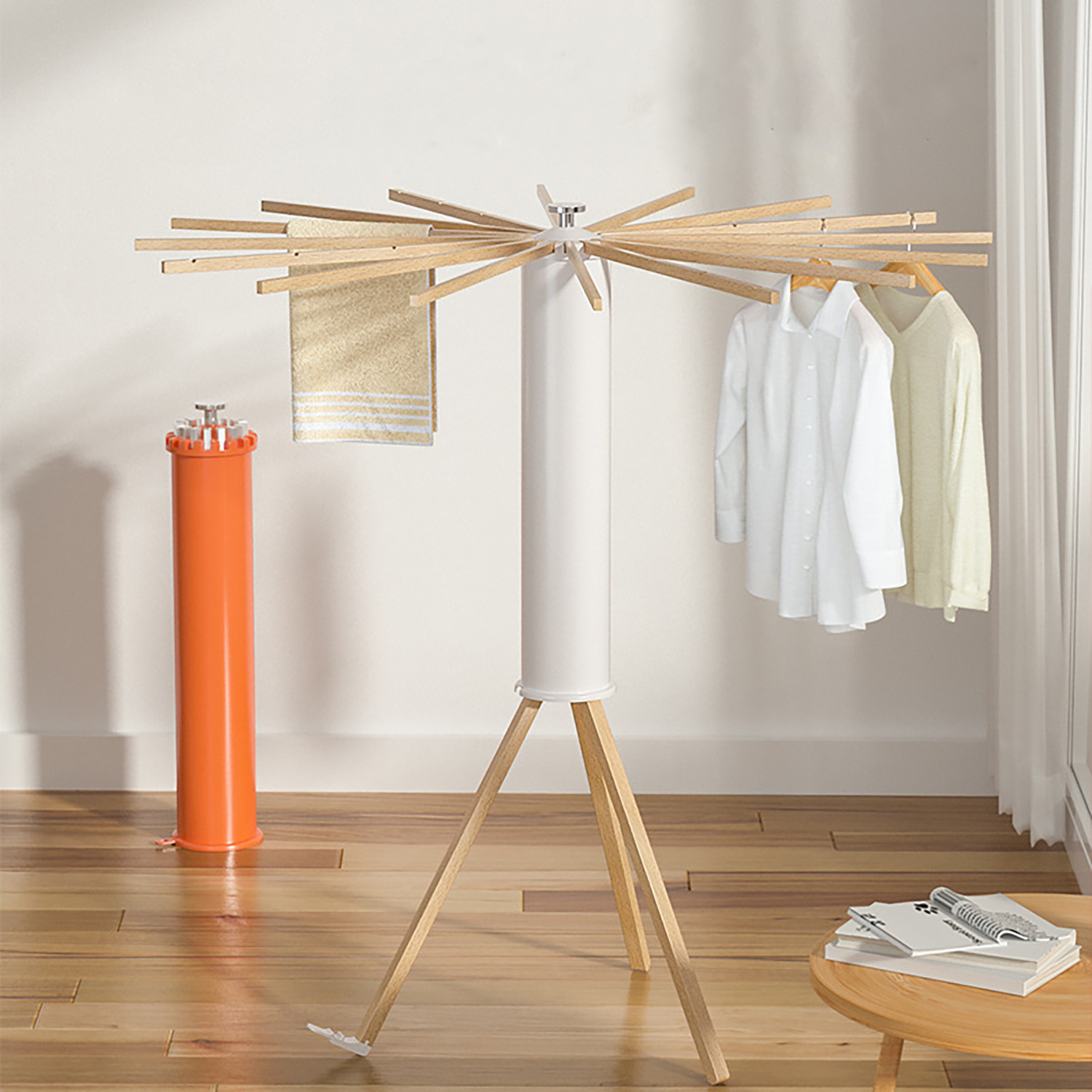 New Products Floor Standing Octopus Drying Rack Folding Clothes Hanger cloth Airer Rotary Dryer Rack