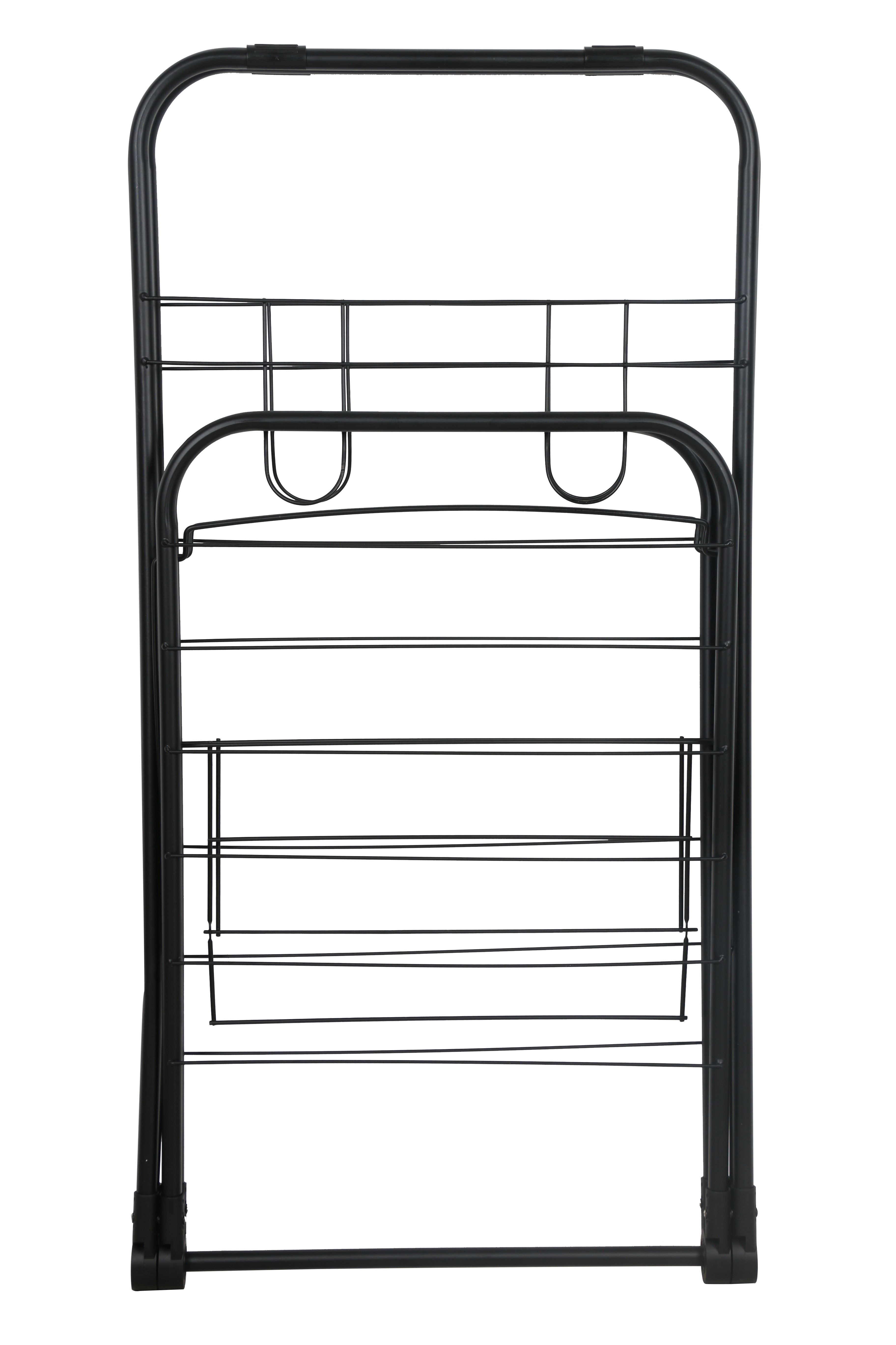 Metal Folding Clothes Dryer Hanging Stand Holders Airer Folding Portable Clothes Drying Rack