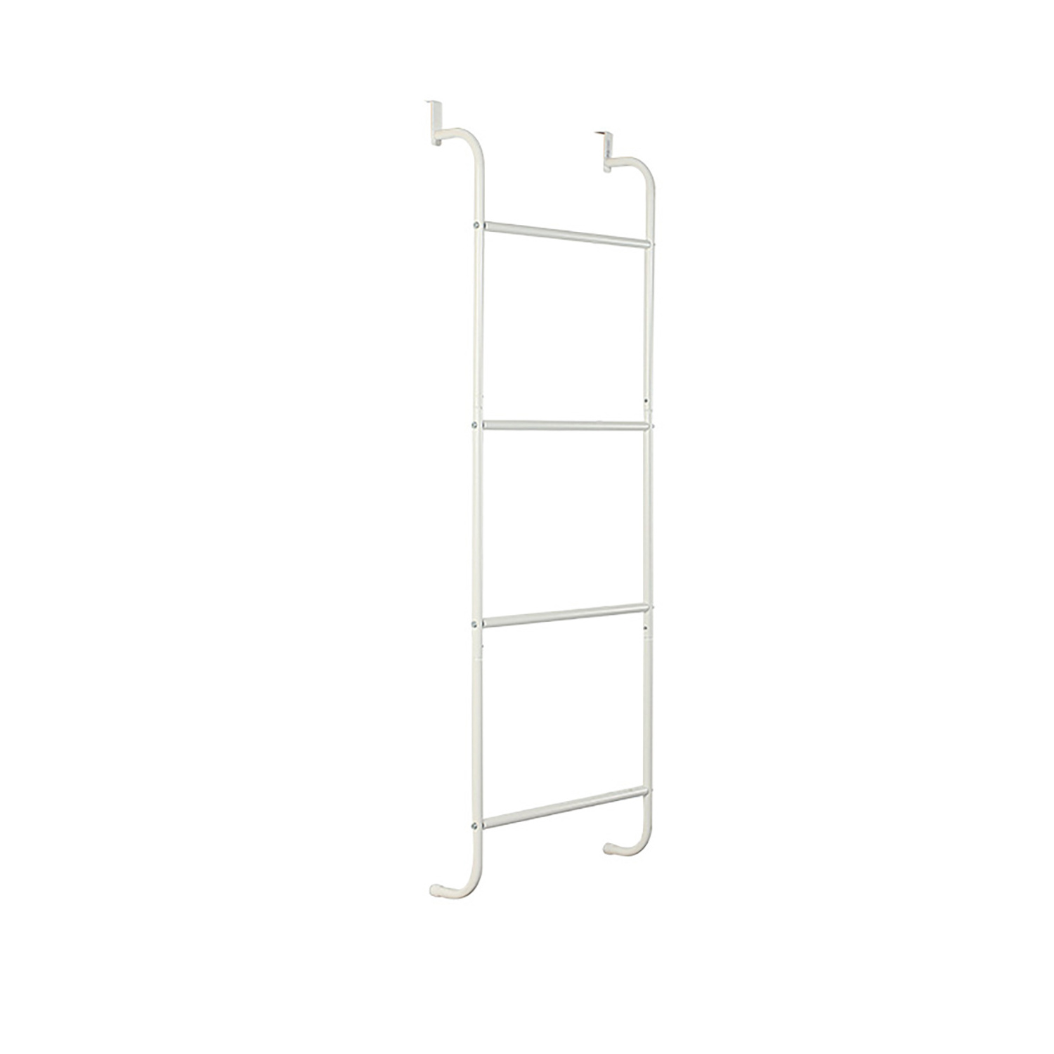 Household Metal  4-layer wall mount Towel Rack Bathroom Drying Rack White Modern Towel Rack over the door