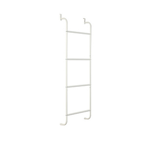 Household Metal  4-layer wall mount Towel Rack Bathroom Drying Rack White Modern Towel Rack over the door