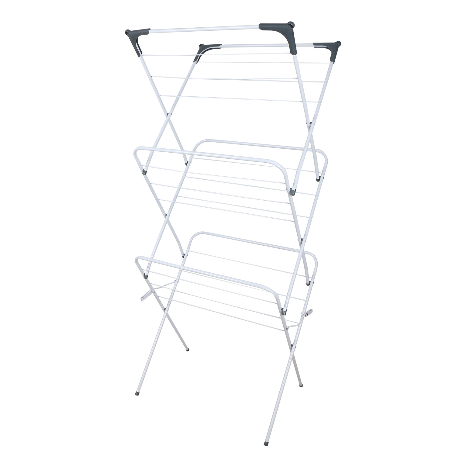 Foldable Portable Collapsible Hanging For Cloths Rack 3  Layers Laundry Clothes Drying Rack laundry drying rack expandable