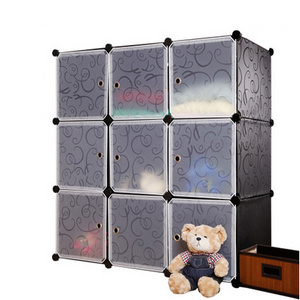 Multipurpose 9 Cubes for home storage DIY Plastic Cube Storage Organizer Closet