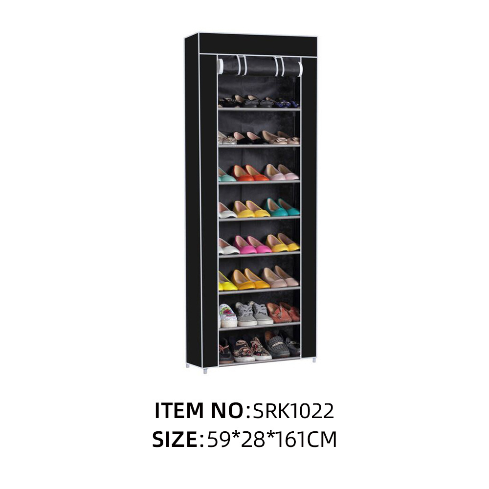 Hot-selling 4 Tier Iron Shoe Shelves Easy To Assemble Shoe Rack Organizer minimalist shoe rack