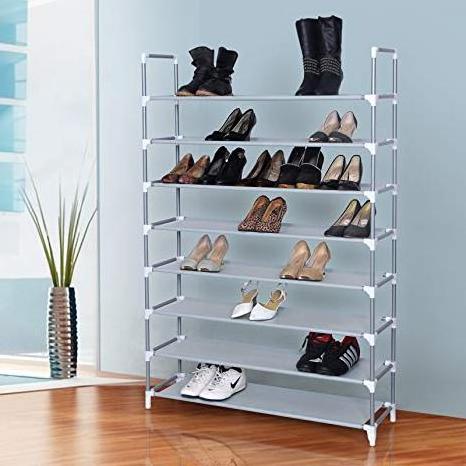 Hot Selling Cheap Price Utility Shoe Rack Easy Assembly and Space Saving 8 Tier shoe stand rack