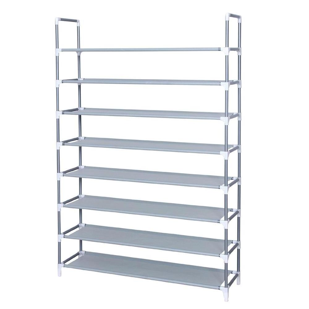 Hot Selling Cheap Price Utility Shoe Rack Easy Assembly and Space Saving 8 Tier shoe stand rack