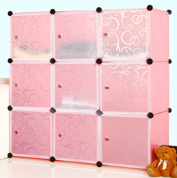 Multipurpose 9 Cubes for home storage DIY Plastic Cube Storage Organizer Closet